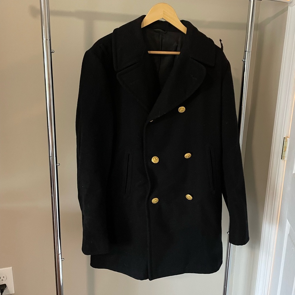 US Navy Coat - 100% Wool